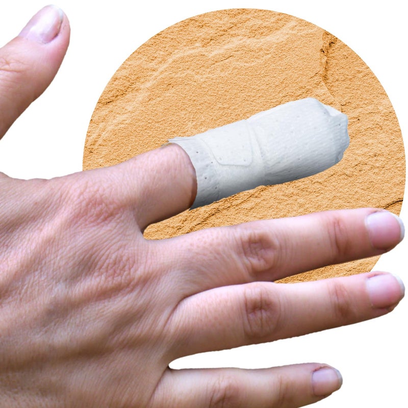 MediMitt FingerMitt Non Adhesive Fingertip and Full Coverage Bandages with Fastening Strap Small with Pad